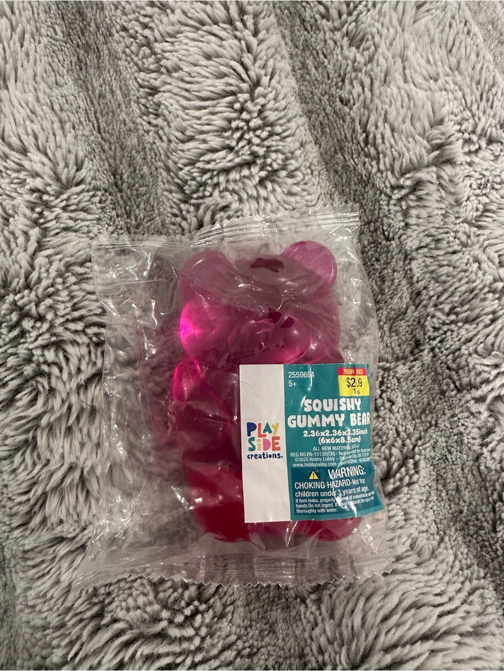 Hobby Lobby Gummy Bear Squishy